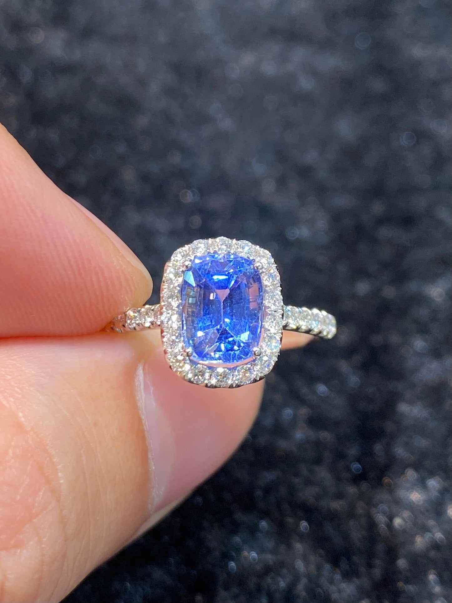 Natural Blue Sapphire Ring 2.13ct