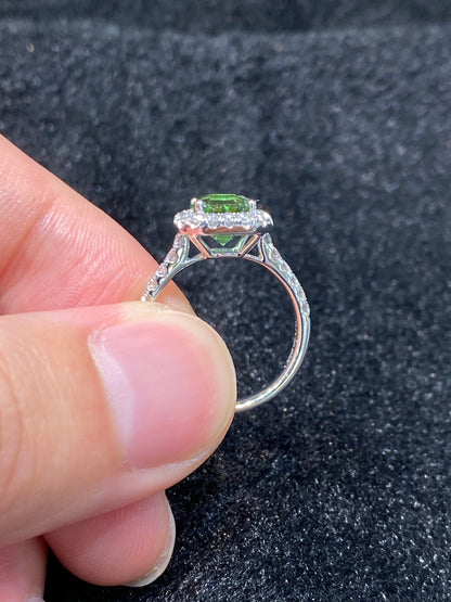 Natural Green Tourmaline 1.99ct Ring