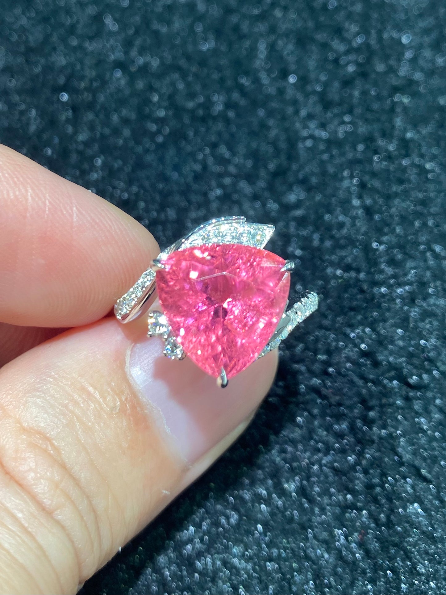 Natural Pink Tourmaline 5.52ct Ring