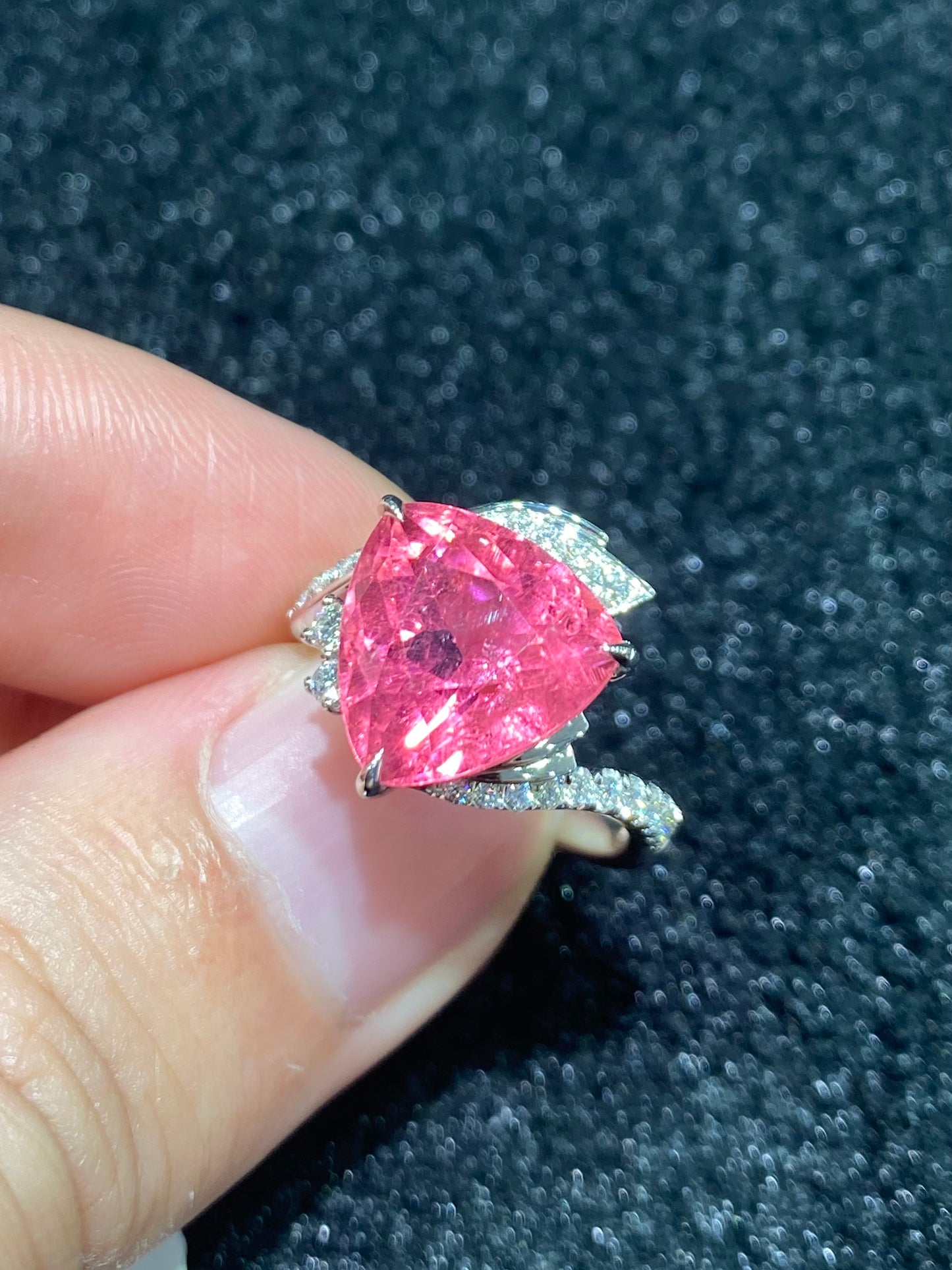 Natural Pink Tourmaline 5.52ct Ring