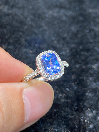 Natural Blue Sapphire Ring 2.13ct