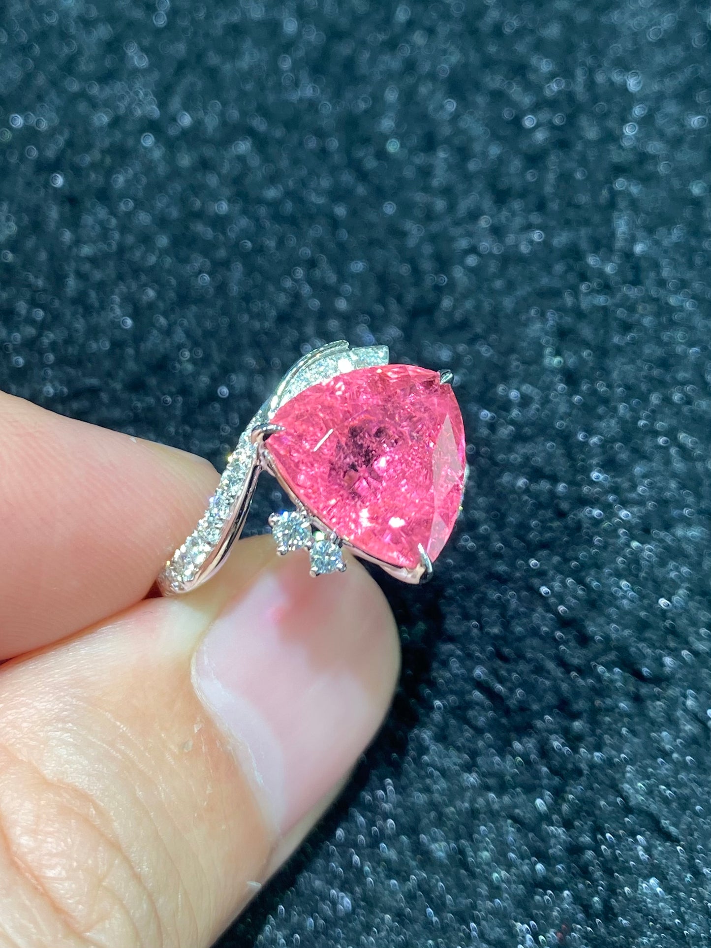 Natural Pink Tourmaline 5.52ct Ring