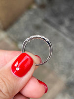 Natural Diamond Ring 0.92ct Set In 18K White Gold Gemstone Fine Jewellery Singapore