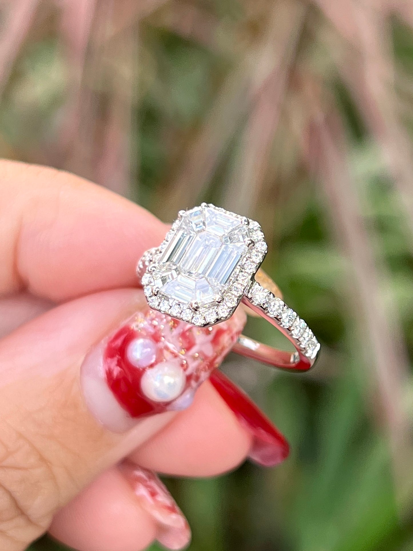 Natural Diamond 1.41ct Ring