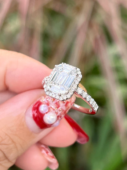 Natural Diamond 1.41ct Ring