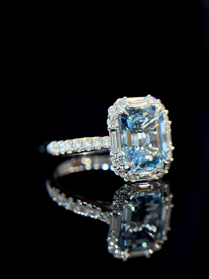 Natural Aquamarine 2.00ct Ring