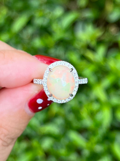 Natural Opal 3.09ct Ring