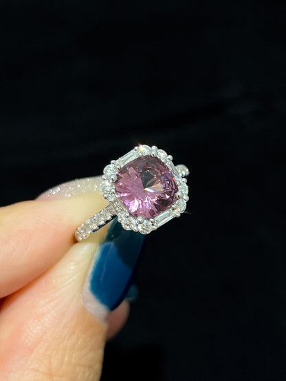 Natural Pink Spinel 2.26ct Ring