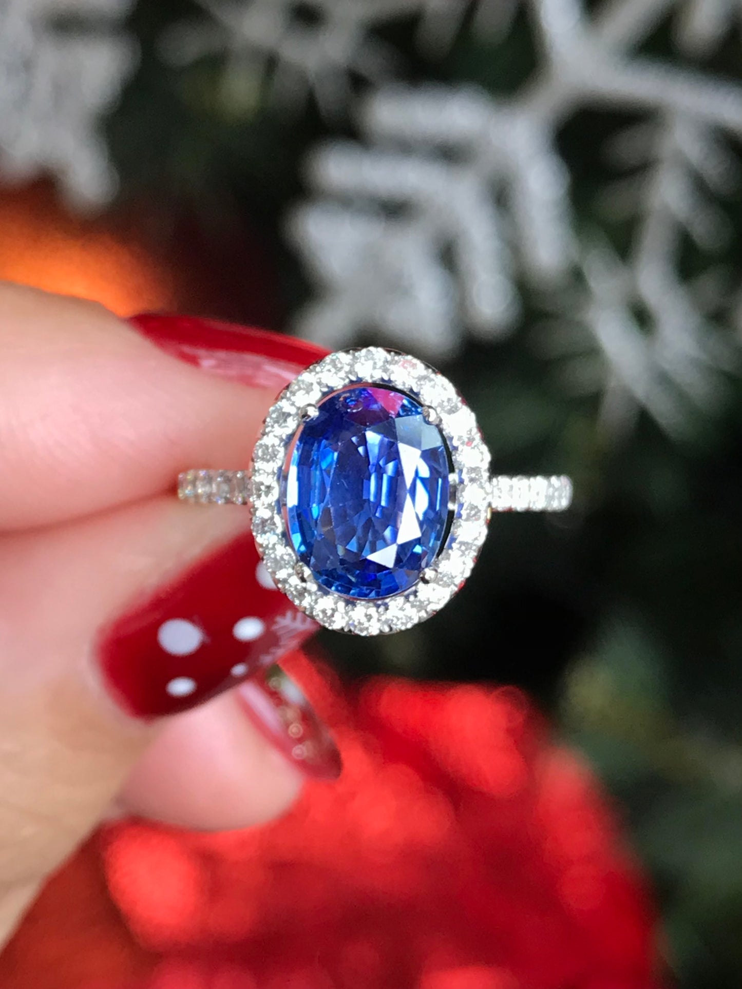 Natural Blue Sapphire Ring 2.51ct