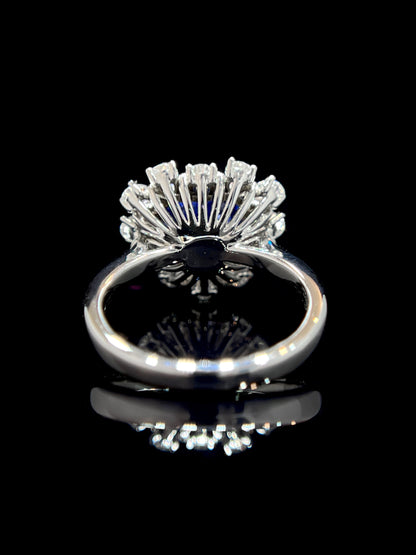 Natural Blue Sapphire 3.57ct Ring