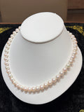 Natural Akoya Pearl Necklace 8.5-9mm Gemstone Fine Jewellery Singapore