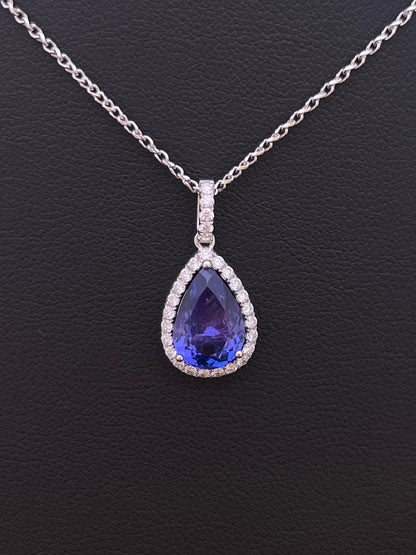 Natural Tanzanite 2.9ct Pendant