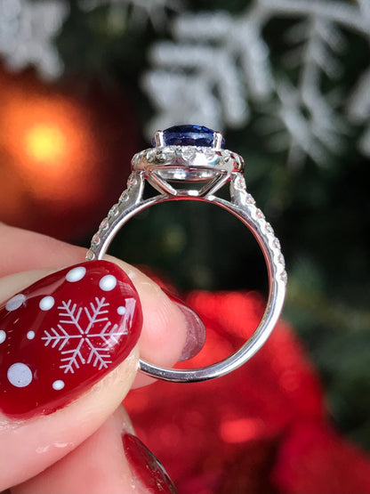 Natural Blue Sapphire Ring 2.51ct