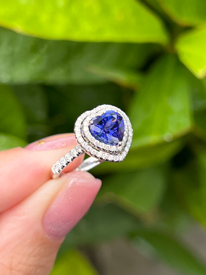 Natural Tanzanite 1.65ct Ring