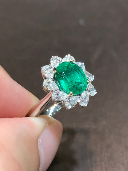 Natural Emerald 2.05ct Ring