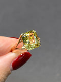 Natural Tourmaline 4.25ct Ring set in 18K White Gold Gemstone Fine Jewellery Singapore
