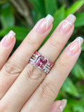 Natural Tourmaline 3.69ct Ring set in 18k white gold Gemstone Fine Jewellery