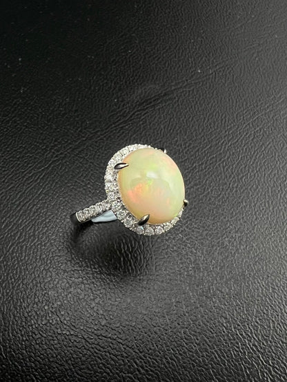Natural Opal 3.09ct Ring