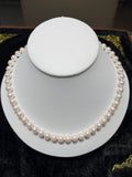 Natural Akoya Pearl Necklace 8.5-9mm Gemstone Fine Jewellery Singapore