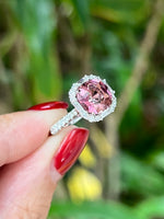 Chaumet Paris Pink Tourmaline 18K White Gold Ring