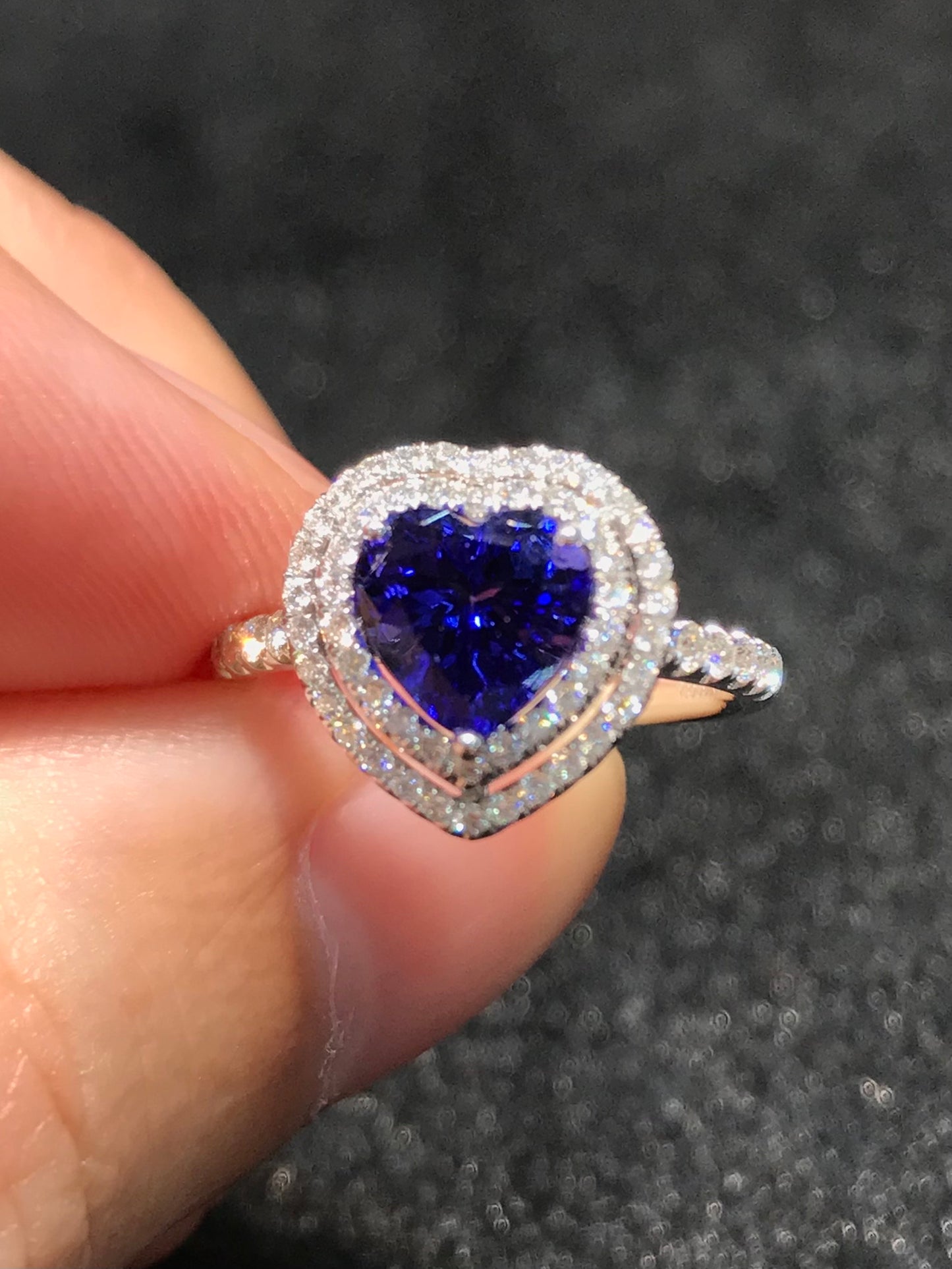 Natural Tanzanite 1.65ct Ring