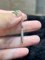 Natural Diamond Pendant 0.35ct Set In 18K White Gold Fine Jewelry Singapore