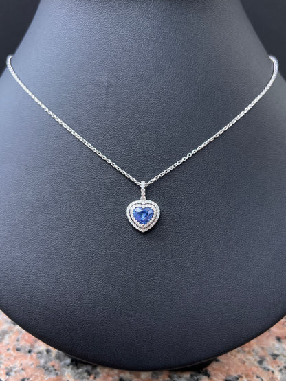 Natural Blue Sapphire Pendant 1.41ct