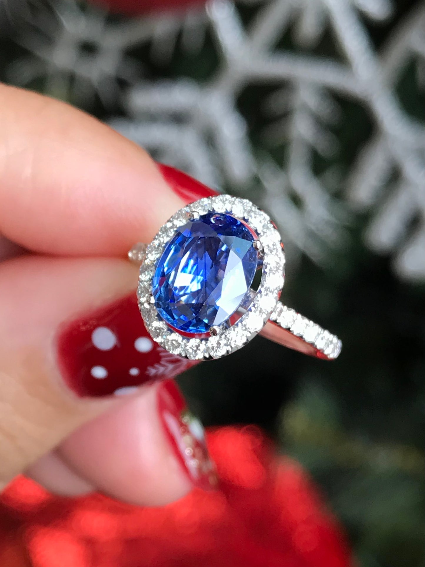 Natural Blue Sapphire Ring 2.51ct
