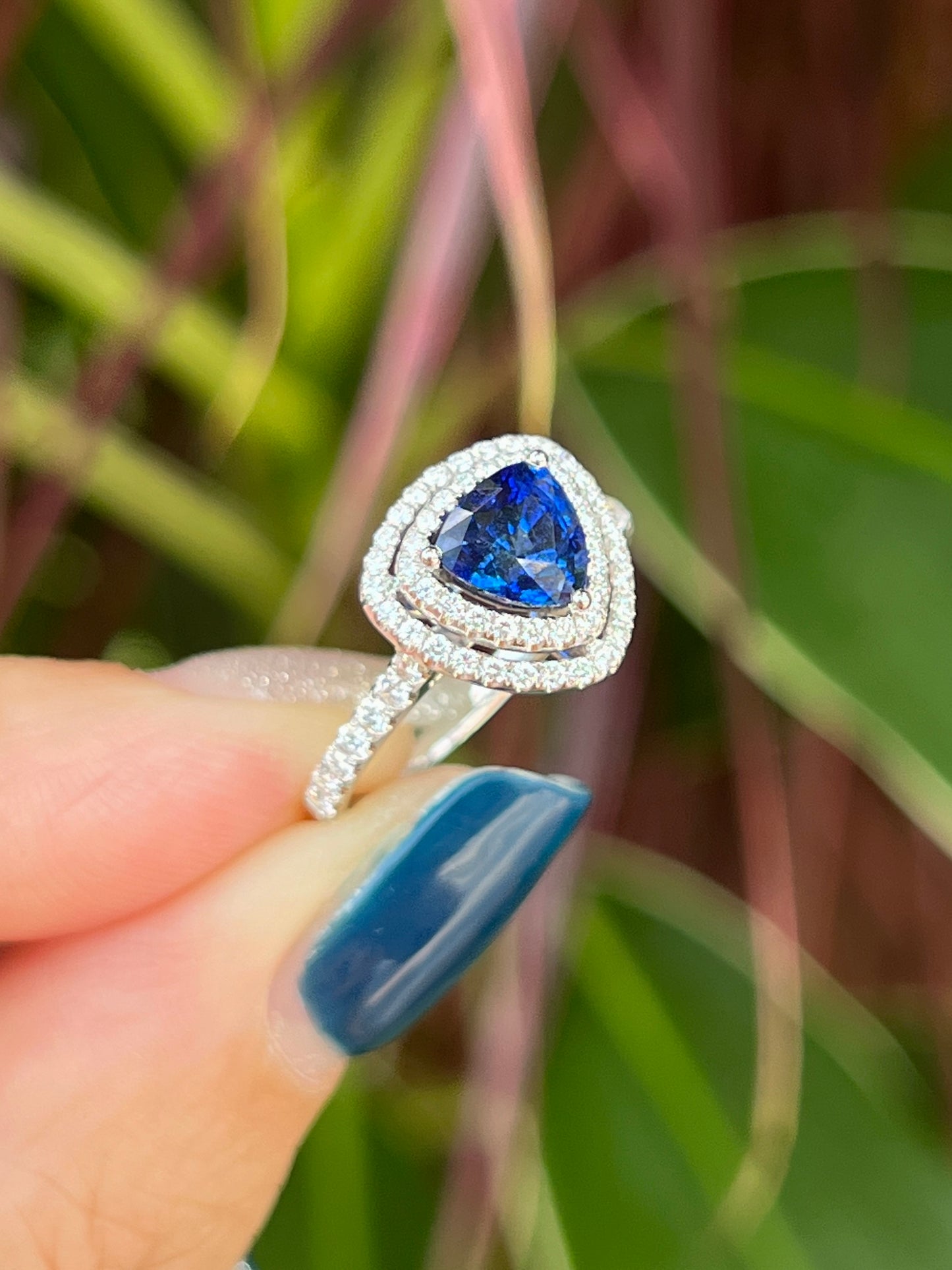 Natural Blue Sapphire Ring 1.43ct