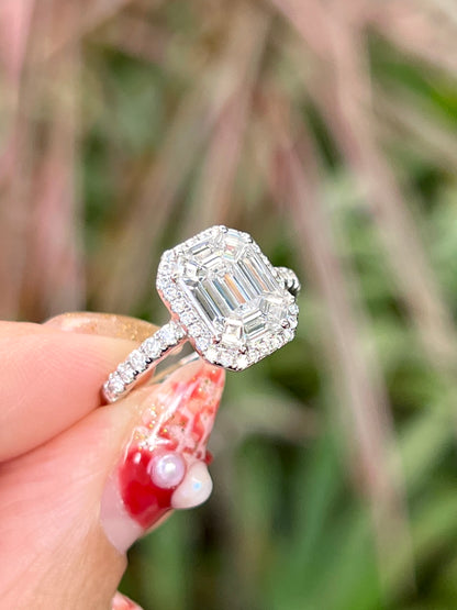 Natural Diamond 1.41ct Ring
