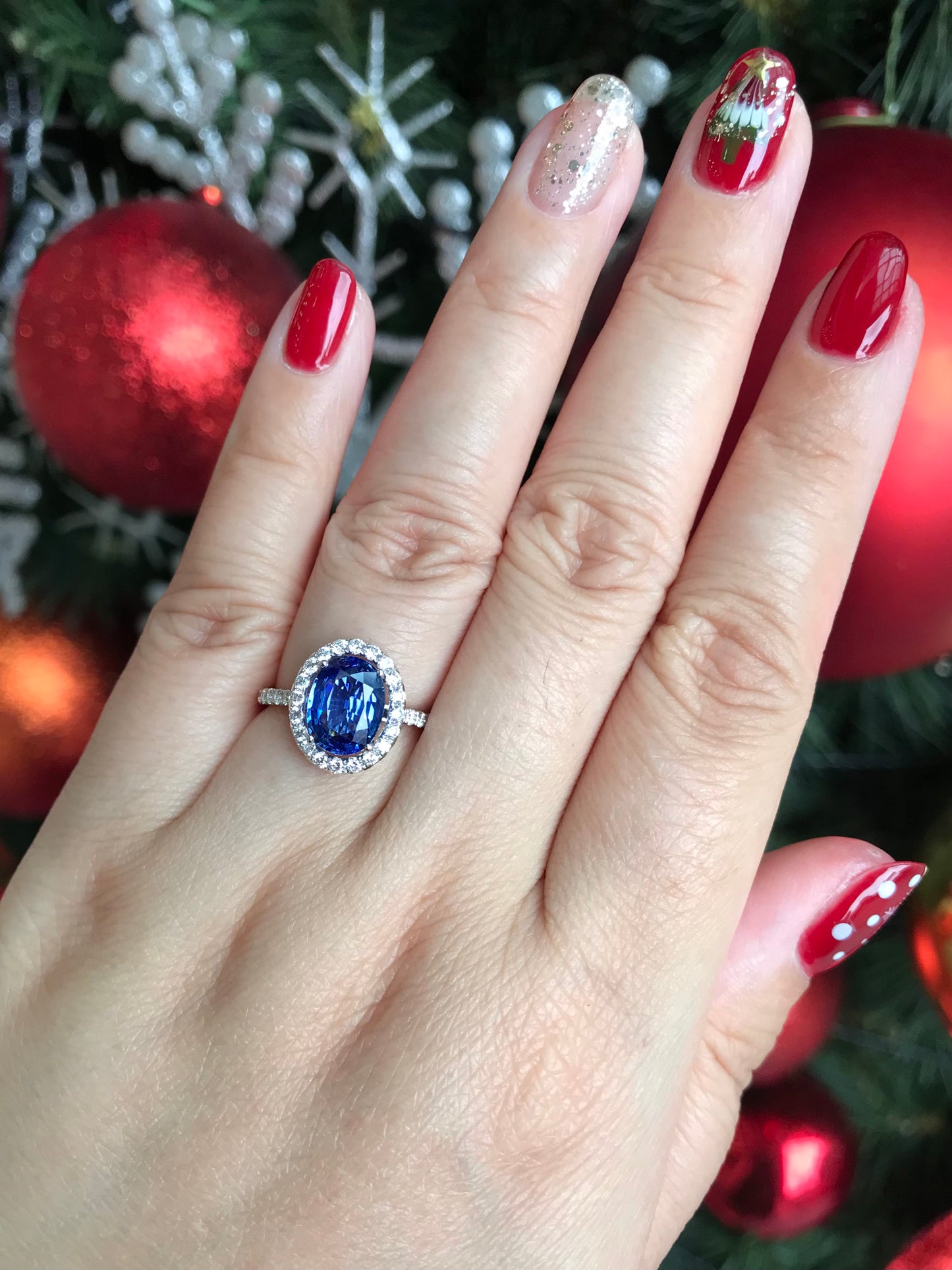 Natural Blue Sapphire Ring 2.51ct
