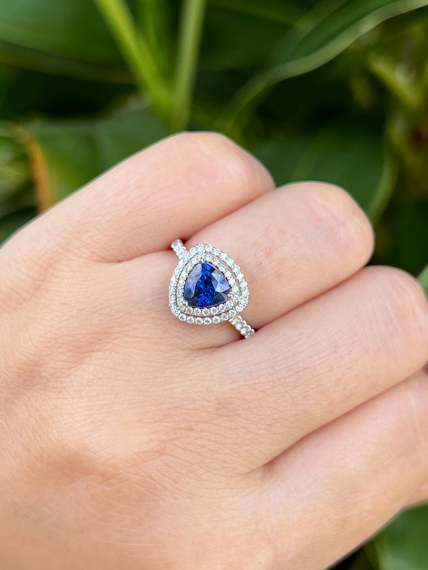 Natural Blue Sapphire Ring 1.43ct