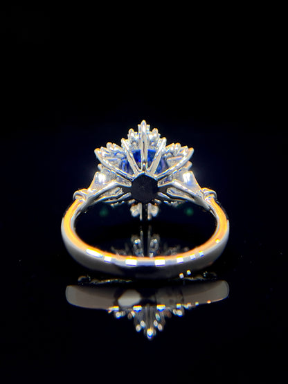 Natural Blue Sapphire 1.31ct Ring