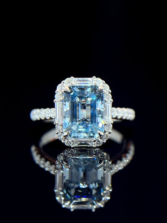Natural Aquamarine 2.00ct Ring