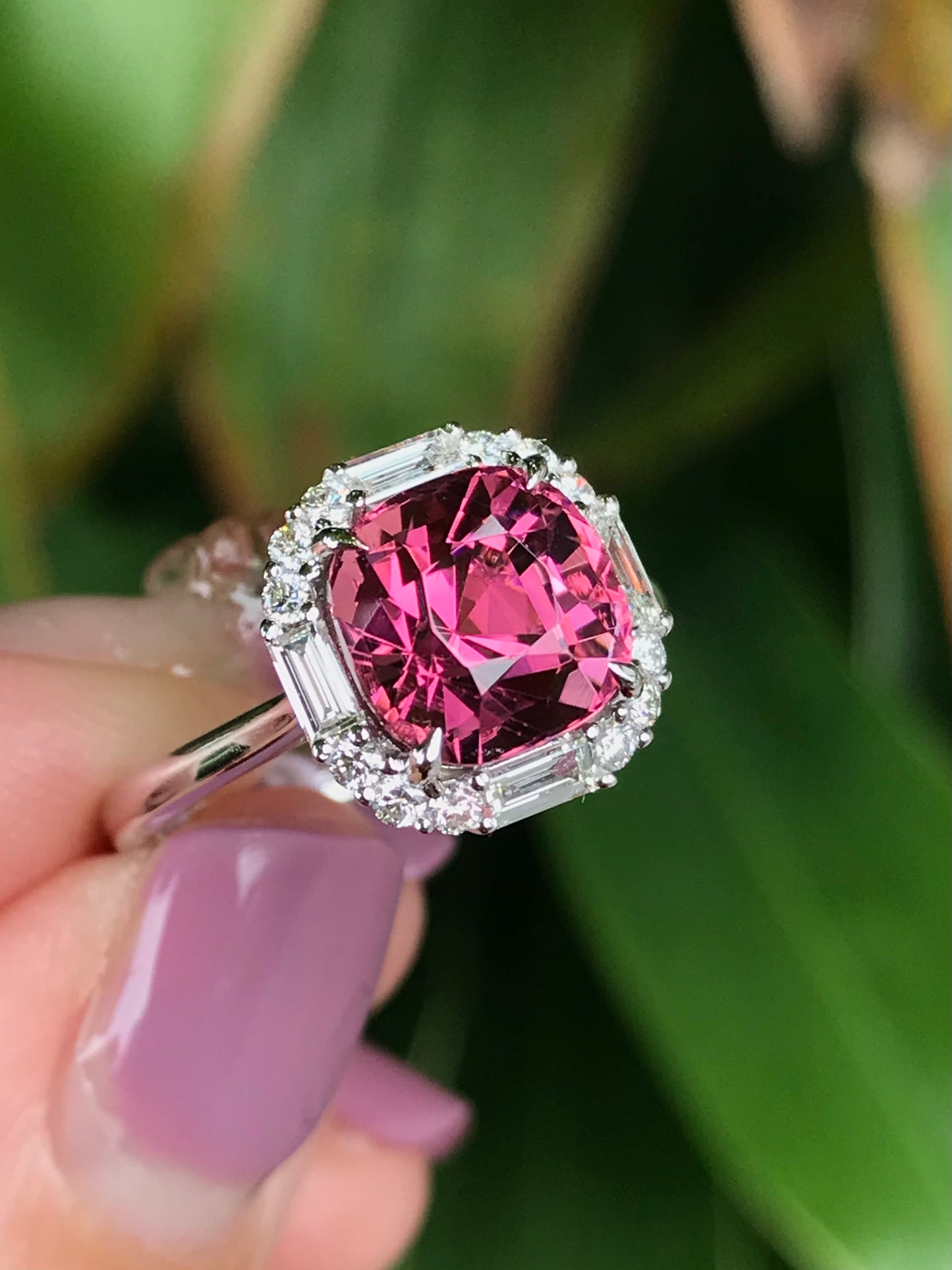 Natural Tourmaline 3.14ct Ring